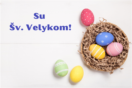 Velykiniai sveikinimai su paveikslėliais