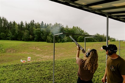 Šaudymas į skriejančius taikinius