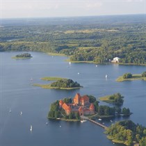 Apžvalginis skrydis lėktuvu virš Trakų