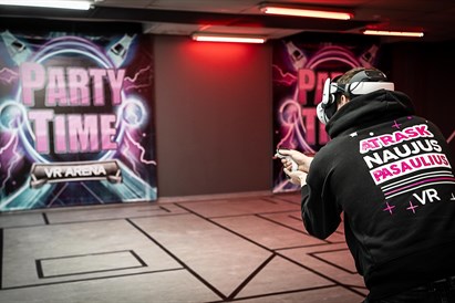 VR žaidimas „Party Time“ Tauragėje
