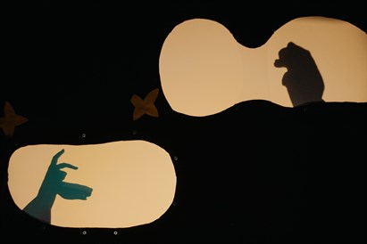 Apsilankymas rankų šešėlių teatre vaikams
