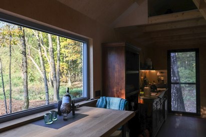 Nakvynė privačiame miško namelyje dviem