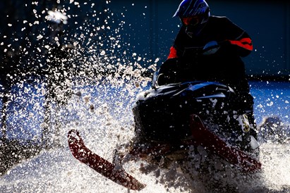 Pasivažinėjimas sniego motociklu