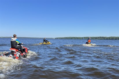 Lėkite vandens motociklu „Seadoo Spark“