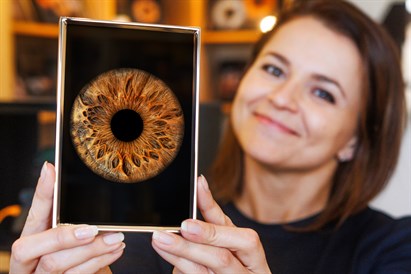 Skaitmeninė 1 akies rainelės nuotrauka