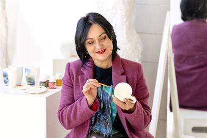 Tapybos ant porceliano kūrybinės dirbtuvės