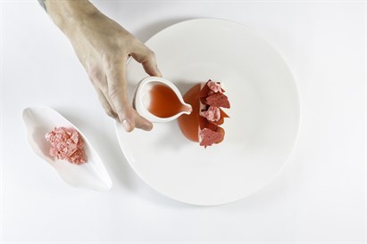 Ištaigingi patiekalai restorane „Vila Komoda“