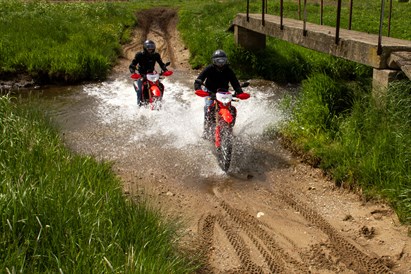 Pažink Vilniaus apylinkes enduro motociklu