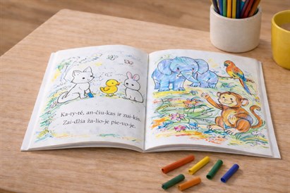 Spalvinimo knygelė „Mano pasaka“