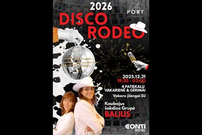 Naujieji metai DISCO RODEO stiliumi