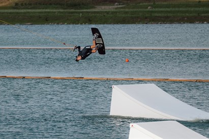 Čiuožimas su vandenlente parke „MadBay“