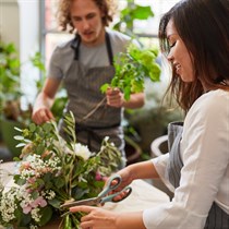 Floristikos dirbtuvės komandos formavimui