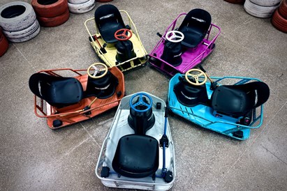 Važiavimas „drifto“ kartingu