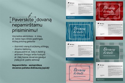 Dovanų kortelė | NORDIKA