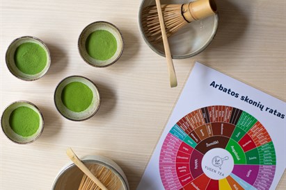 Japoniškos MATCHA arbatos degustacija