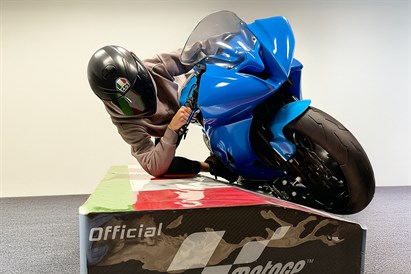 Virtualios motociklų lenktynės Vilniuje