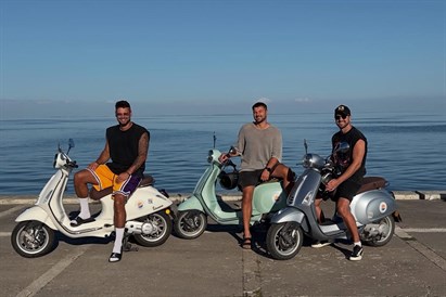 Motorolerio „Vespa Primavera“ nuoma pajūryje