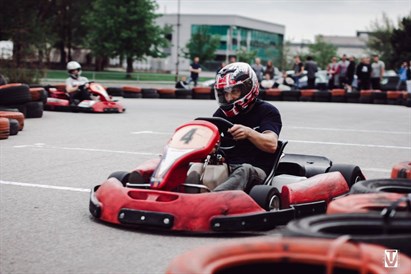 Važinėjimas kartingais dviem su TOP KART