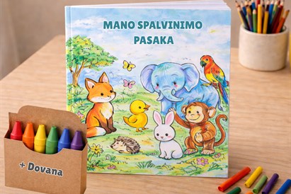 Spalvinimo knygelė „Mano pasaka“