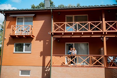 1 nakvynės poilsis viloje „Green Gile“ dviem