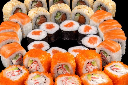 SUSHI LOVERS šventinis užkandžių rinkinys
