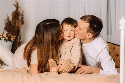Profesionali šeimos fotosesija studijoje arba lauke