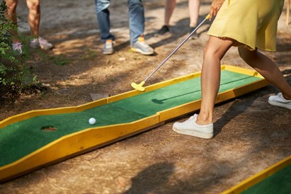 Mini golfas Palangos vasaros parke