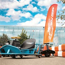 Važiavimas „drifto“ kartingu