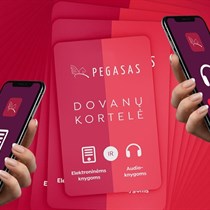 „Pegaso“ dovanų čekis: elektroninės bei audioknygos