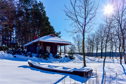 Poilsis namelyje + pirtelė šaltuoju sezonu