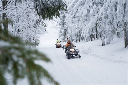 Pasivažinėjimas sniego motociklu