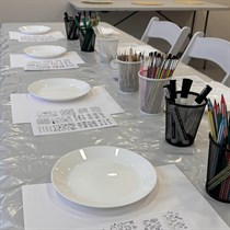 Tapybos ant keramikos dirbtuvės