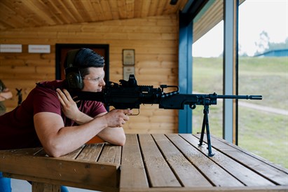 Šaudymas kulkosvaidžiu + ginklų paketas