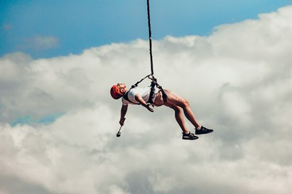 Tandeminis šuolis nuo Slokos bokšto + video