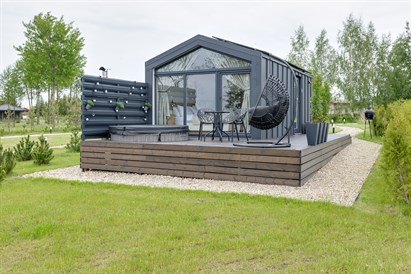 2 nakvynės „Comfort Villas“ namelyje su terasa