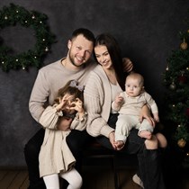 Kalėdinė šeimos fotosesija Panevėžyje