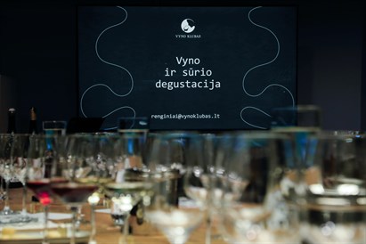 Vyno klubo degustacija Vilniuje