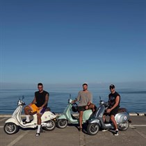 Motorolerio „Vespa Primavera“ nuoma pajūryje