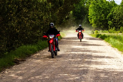 Pažink Vilniaus apylinkes enduro motociklu