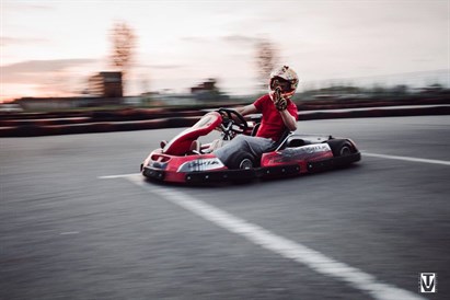 Važinėjimas kartingais dviem su TOP KART