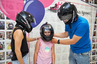 Važiavimas dviviečiu kartingu po stogu