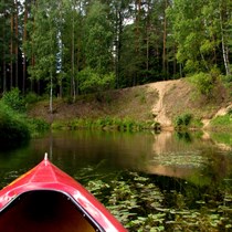 Plaukimas baidarėmis Žeimenos upe DVIEM