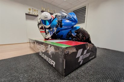 Virtualios motociklų lenktynės Vilniuje