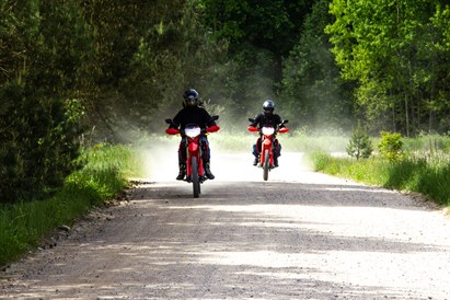 Pažink Vilniaus apylinkes enduro motociklu