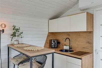 2 nakvynės „Comfort Villas“ namelyje su sauna