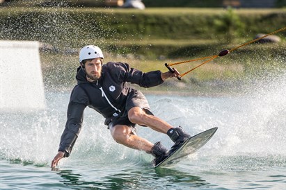 Čiuožimas su vandenlente parke „MadBay“