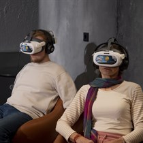 Pasimatymas VR erdvėje HEXA CINEMA dviem 