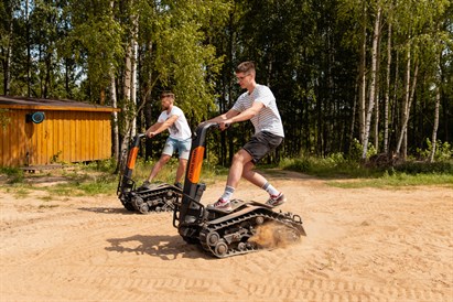 Pasivažinėjimas tankriedžiu Vilniaus rajone