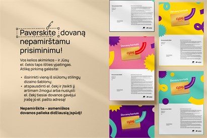 Dovanų kortelė | OZAS