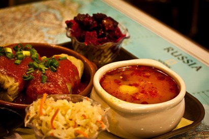 Gardi vakarienė „Čagino“ restorane